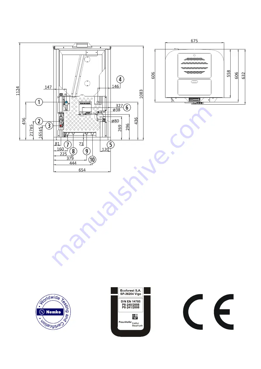 ECOFOREST Cantina Super Installation And Maintenance Manual Download Page 188