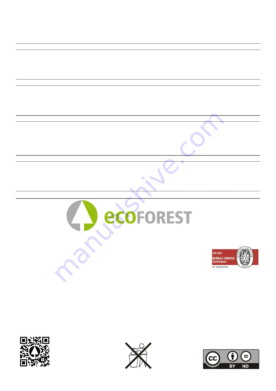 ECOFOREST Cantina Super Installation And Maintenance Manual Download Page 263