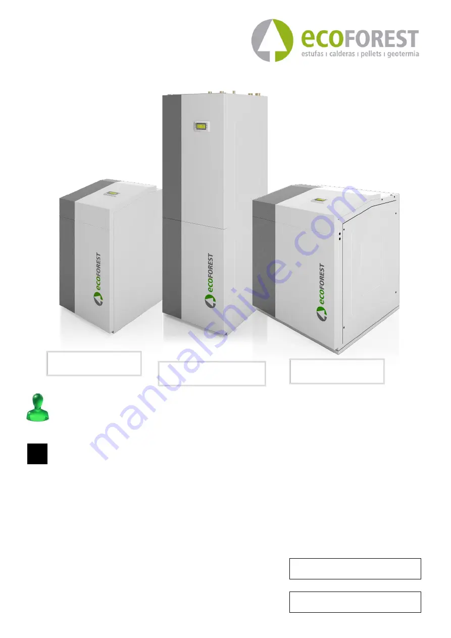 ECOFOREST ecogeo basic Скачать руководство пользователя страница 1