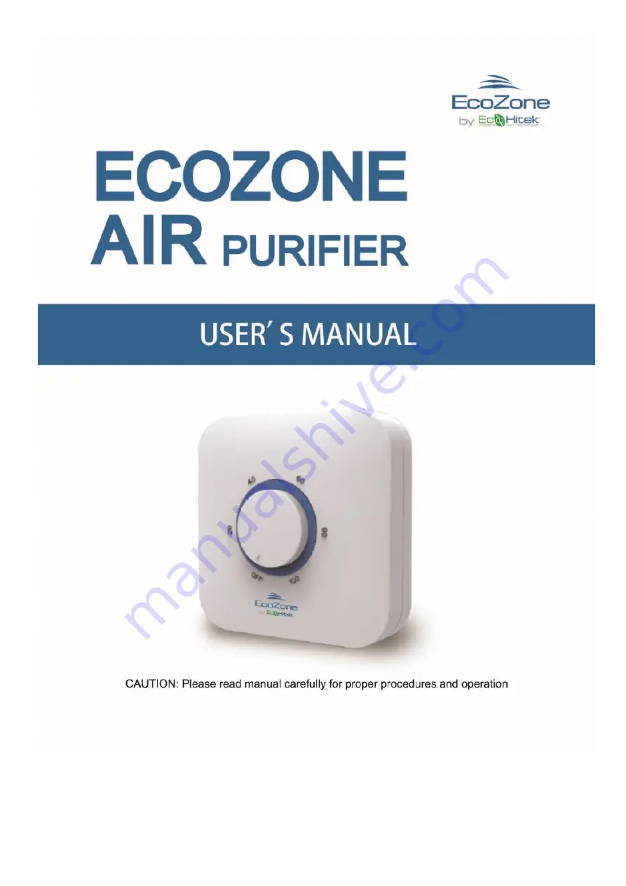 EcoHitek Ecozone User Manual Download Page 1