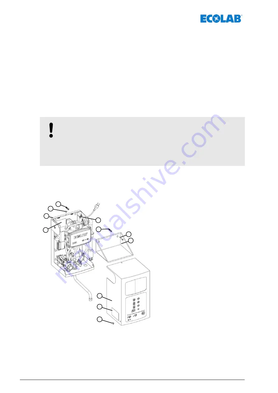 Ecolab DG1-III-DLA-PCB Operating Instructions Manual Download Page 168