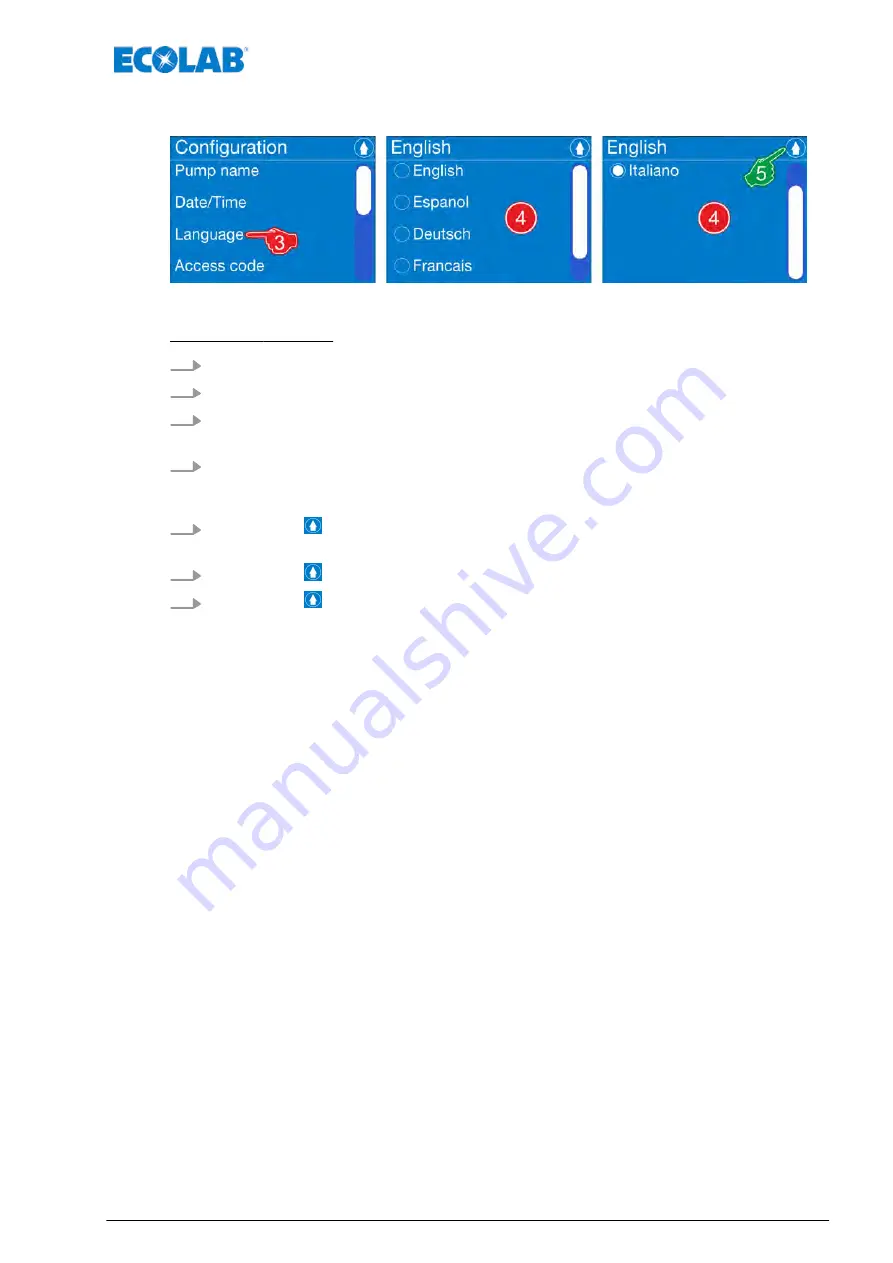 Ecolab EcoAdd Operating Instructions Manual Download Page 87