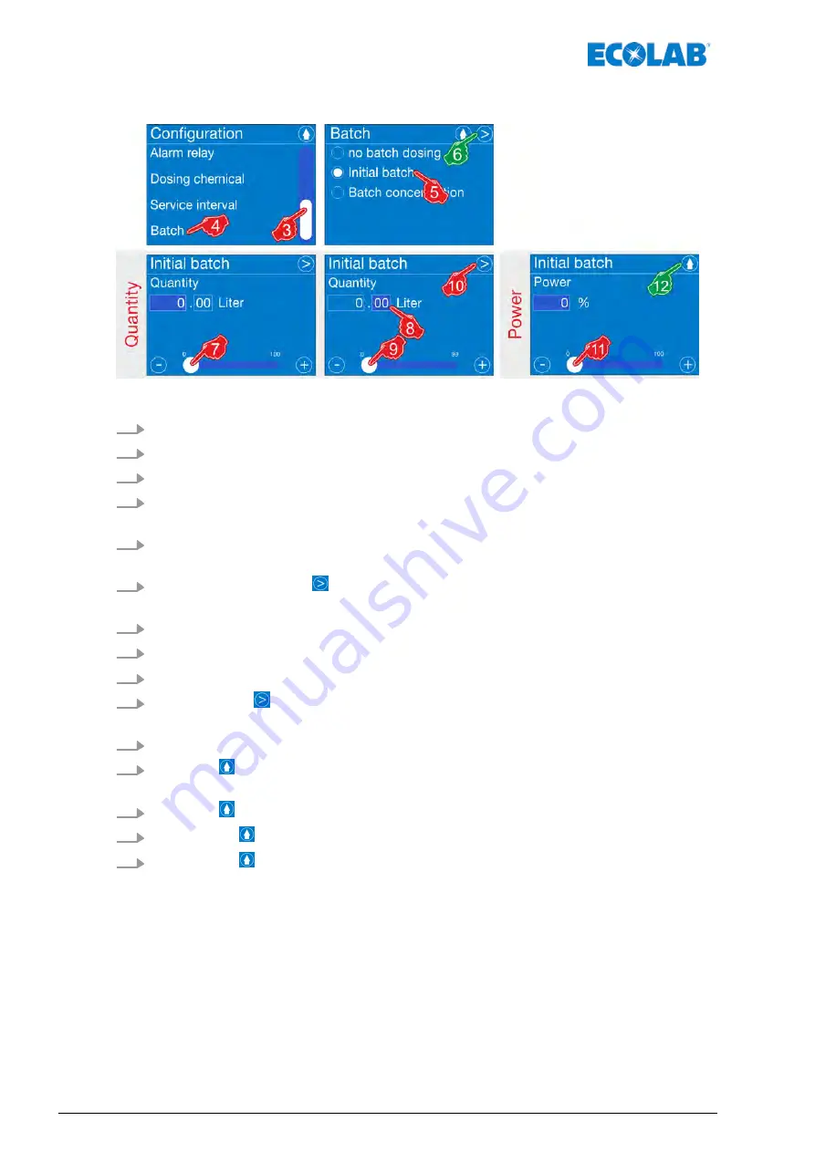 Ecolab EcoAdd Operating Instructions Manual Download Page 106