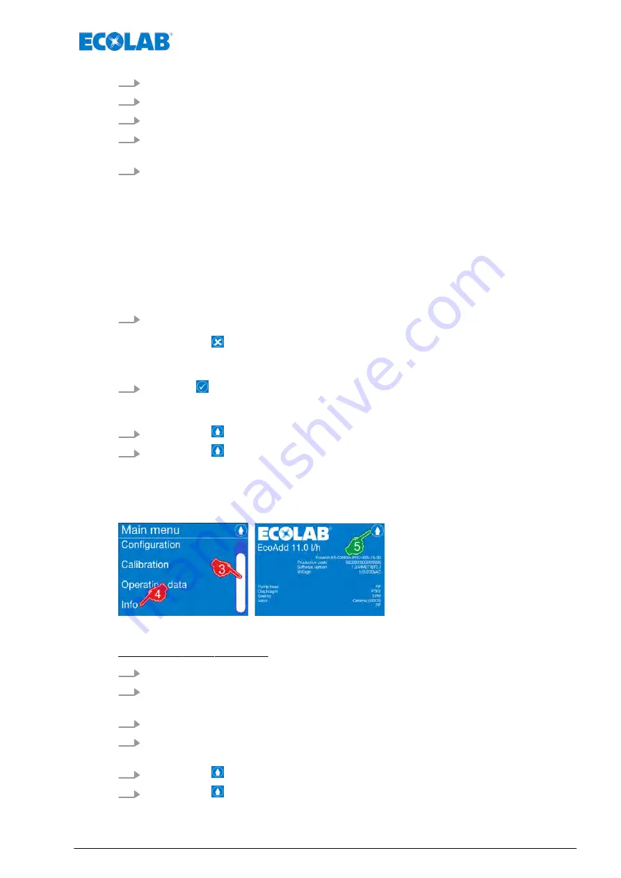 Ecolab EcoAdd Operating Instructions Manual Download Page 121