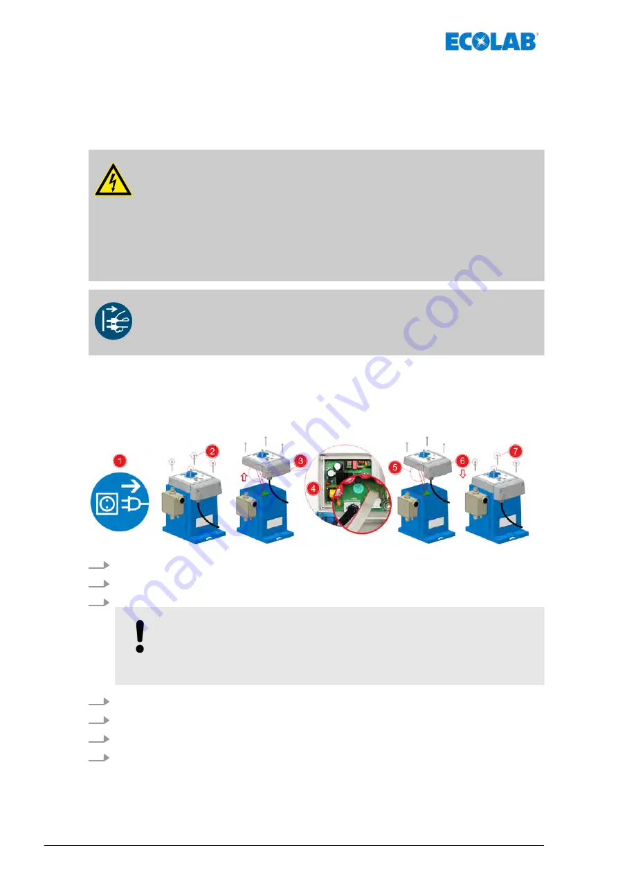 Ecolab EcoPro Operating Instructions Manual Download Page 70