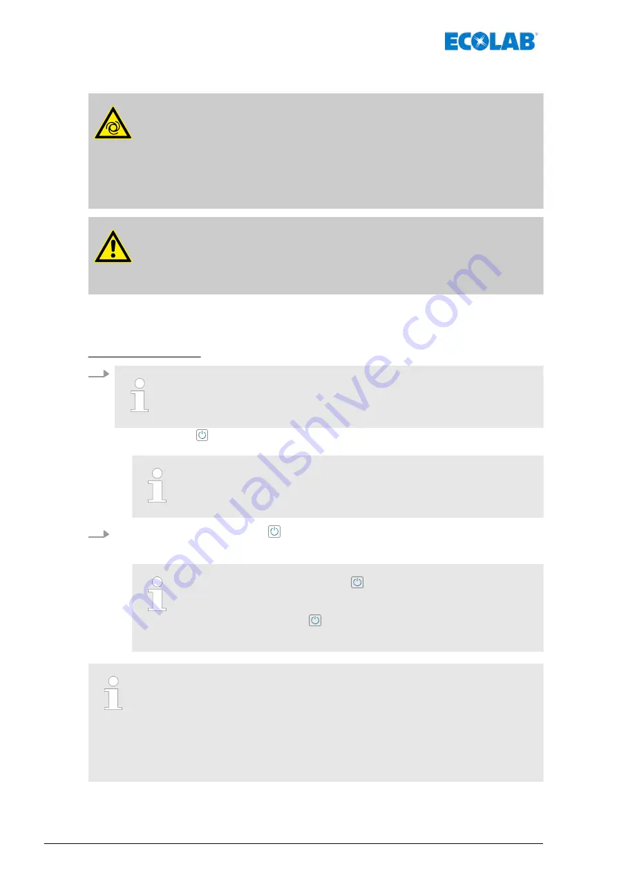 Ecolab EcoPro Operating Instructions Manual Download Page 138