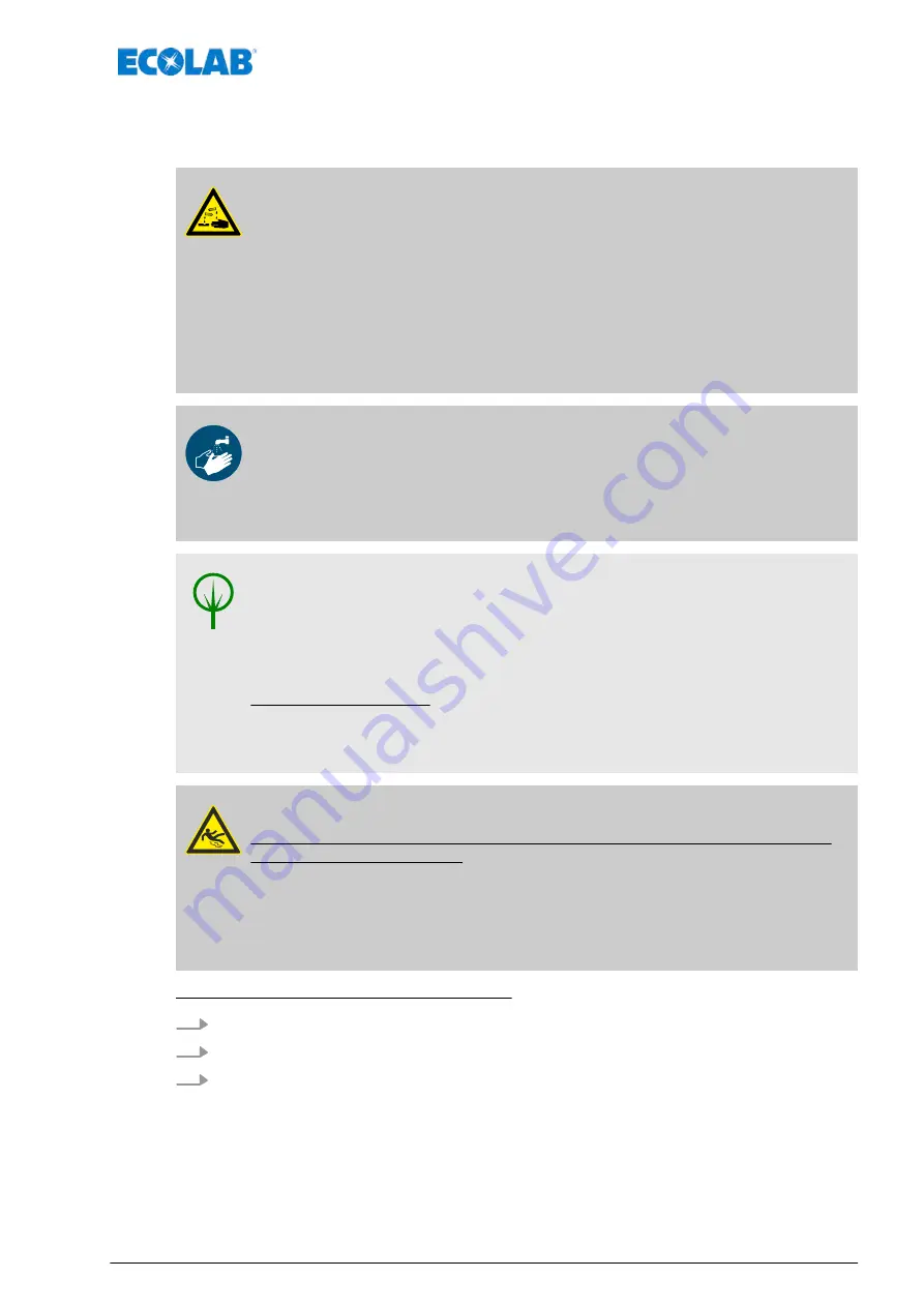 Ecolab EcoPro Operating Instructions Manual Download Page 235