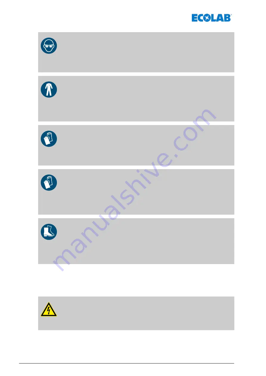 Ecolab EcoPro Operating Instructions Manual Download Page 290