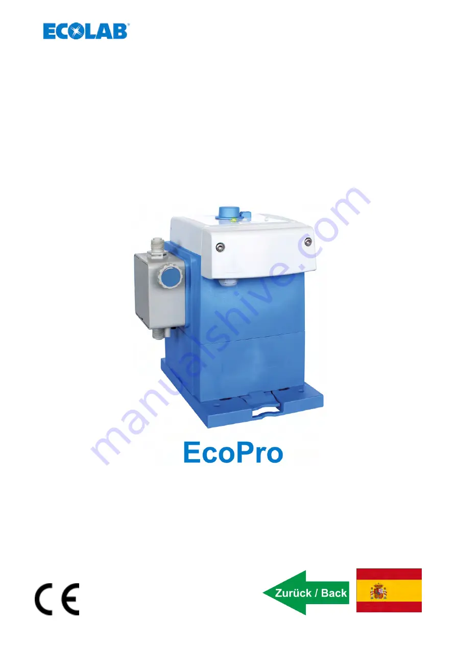 Ecolab EcoPro Operating Instructions Manual Download Page 367