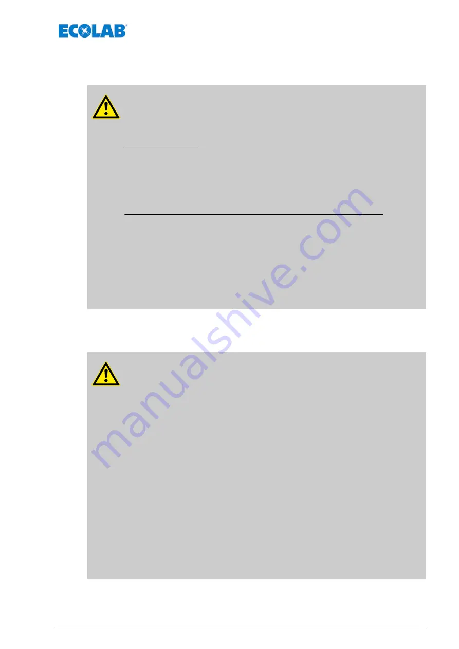 Ecolab EcoPro Operating Instructions Manual Download Page 379