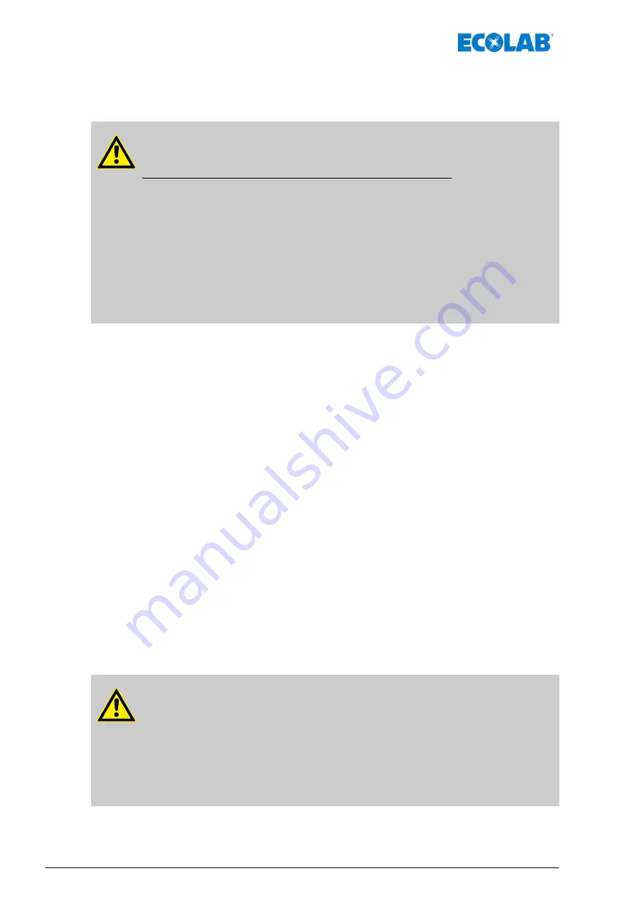 Ecolab EcoPro Operating Instructions Manual Download Page 380