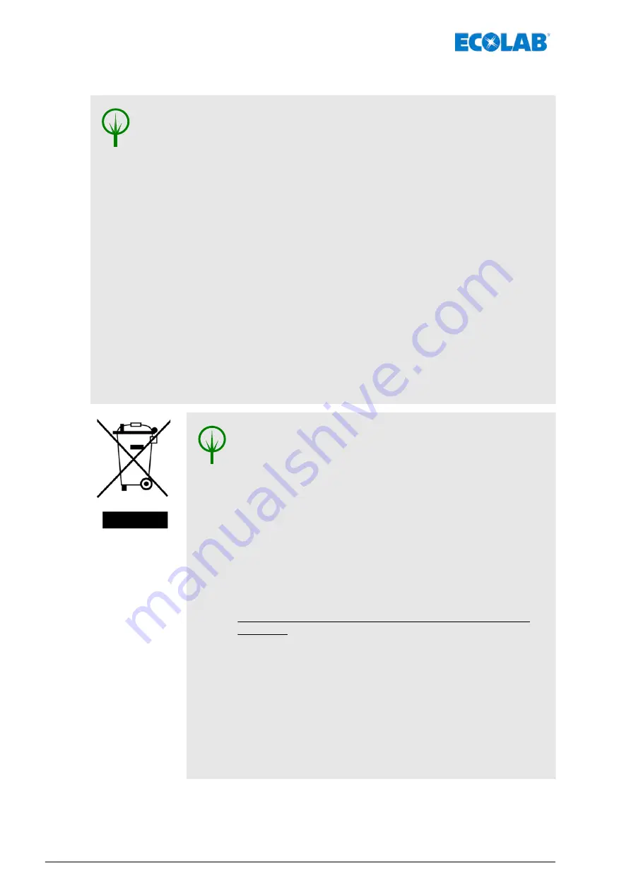 Ecolab EcoPro Operating Instructions Manual Download Page 454