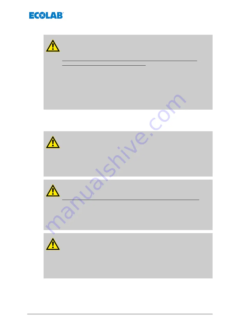 Ecolab Elados EMP E60 Series Short Operating Instructions Download Page 39