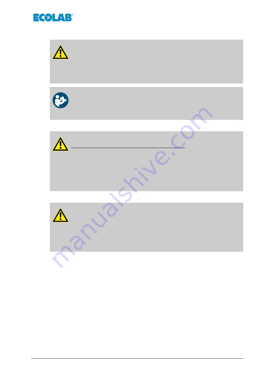 Ecolab LMIT09/S209 Short Operating Instructions Download Page 40