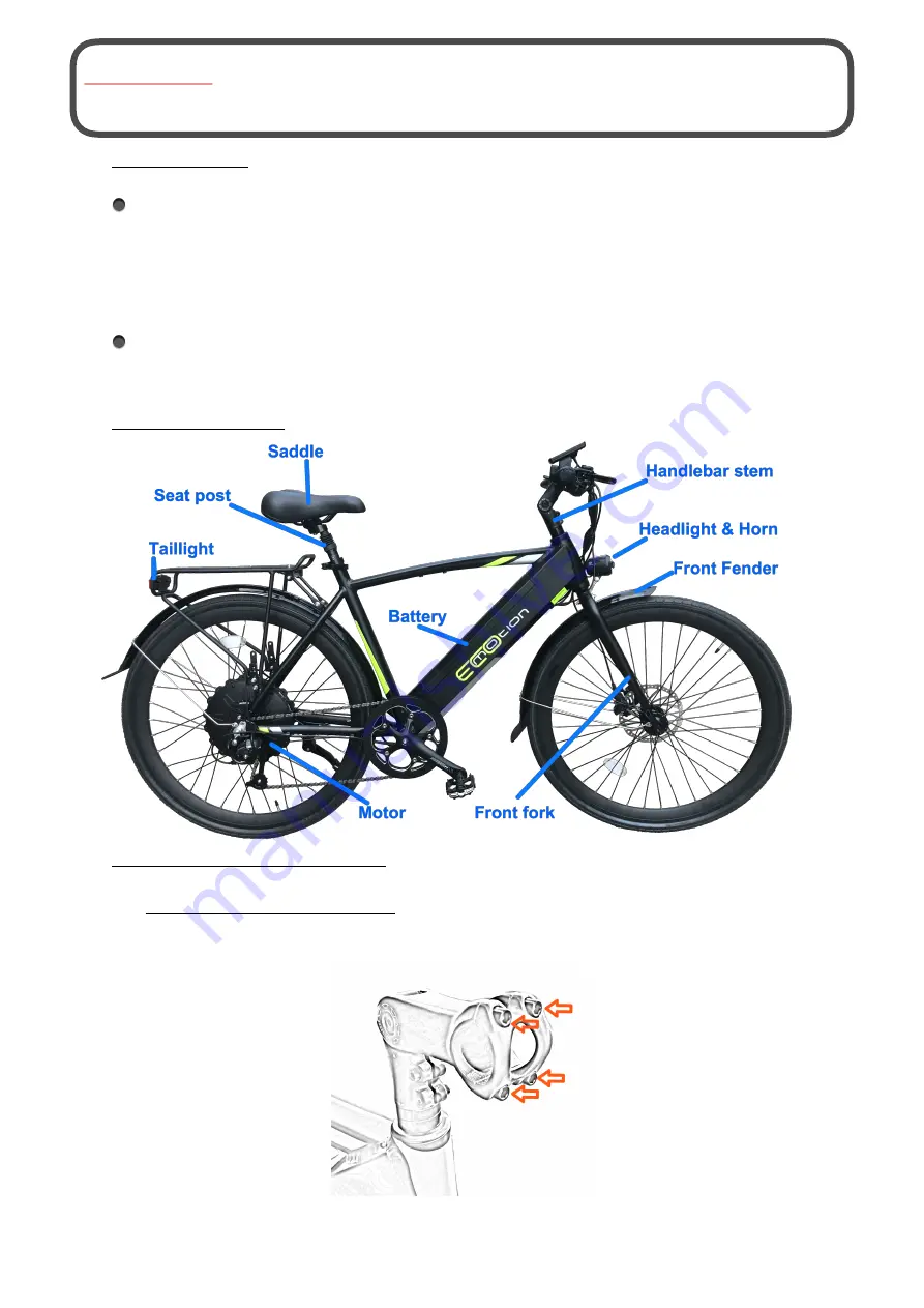 EcoMotion TOUR eROAD XS User Manual Download Page 6