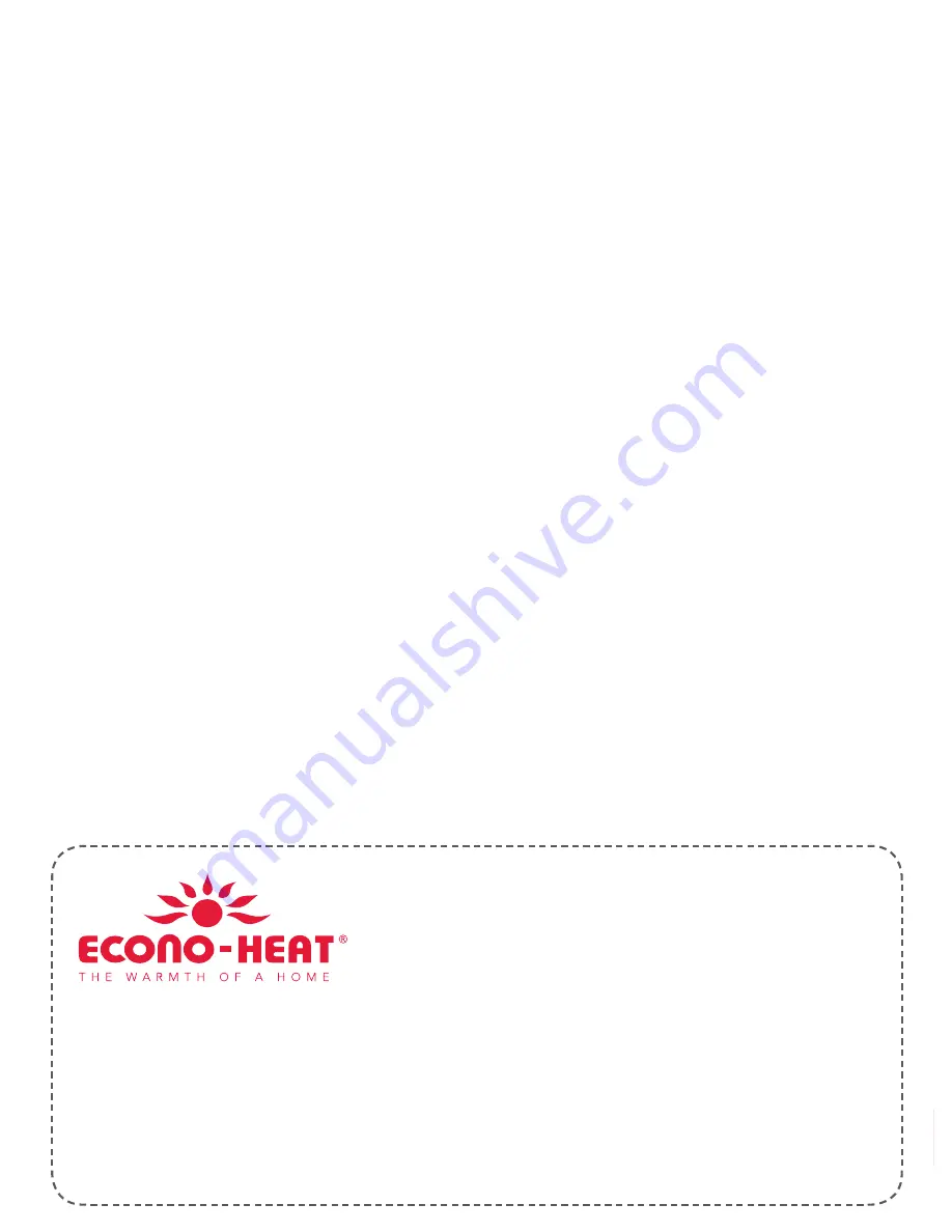 Econo Heat Eheater Instruction Manual Download Page 11