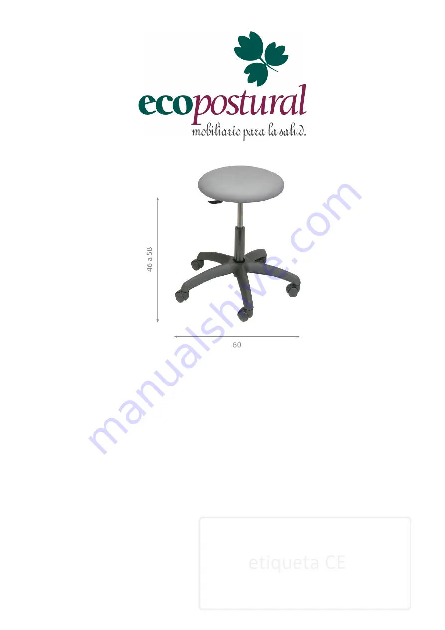 ECOPOSTURAL S2610 Instructions Manual Download Page 1