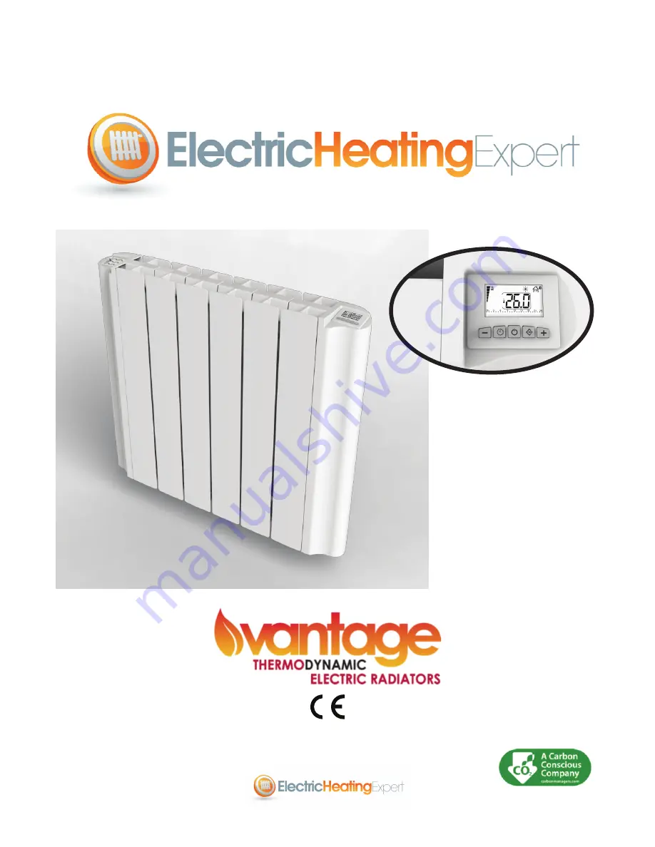 Ecopower Heating VANTAGE NEHV06 Скачать руководство пользователя страница 1