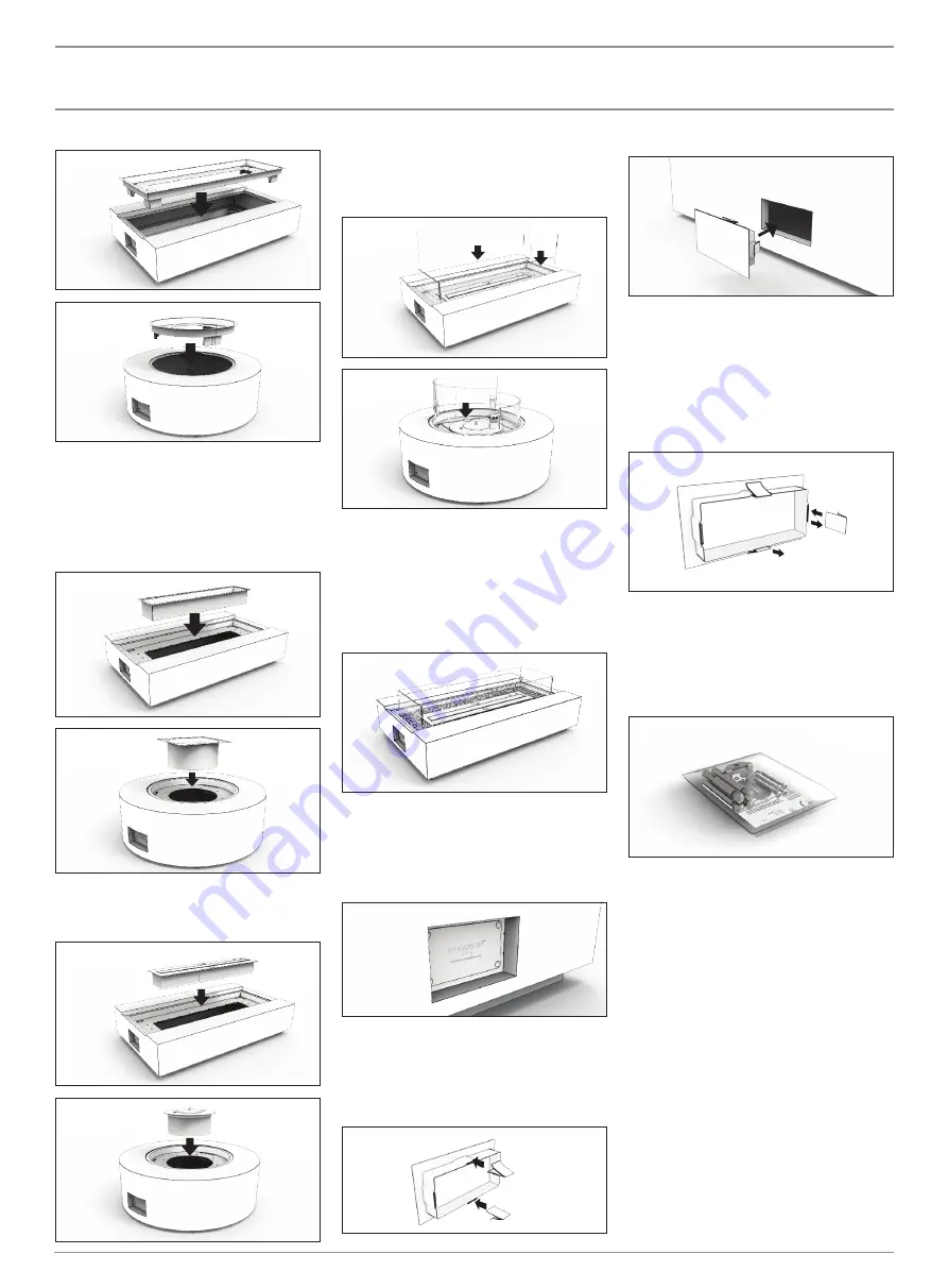 EcoSmart Fire Ark 40 Clearances & Installation Manual Download Page 3