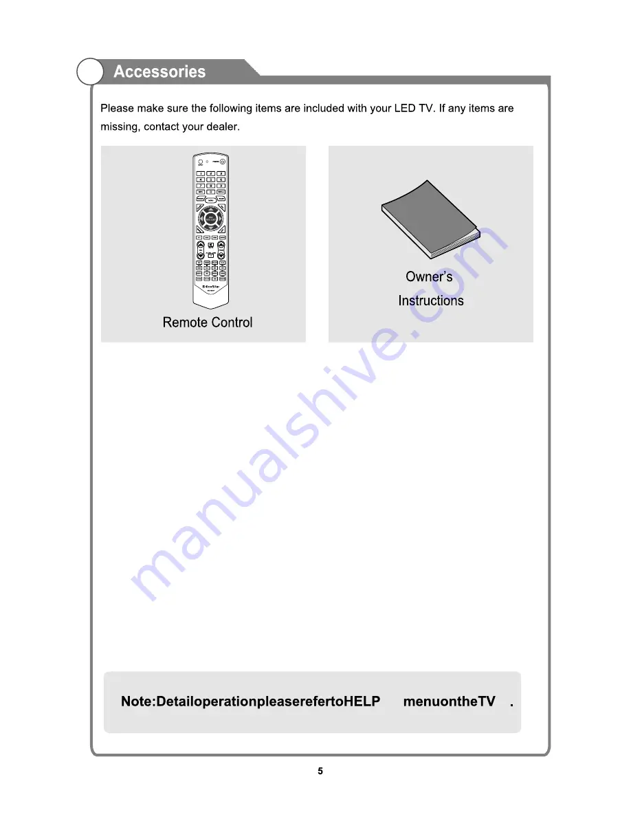 ECOSTAR CX-65U900S Owner'S Instruction Manual Download Page 6