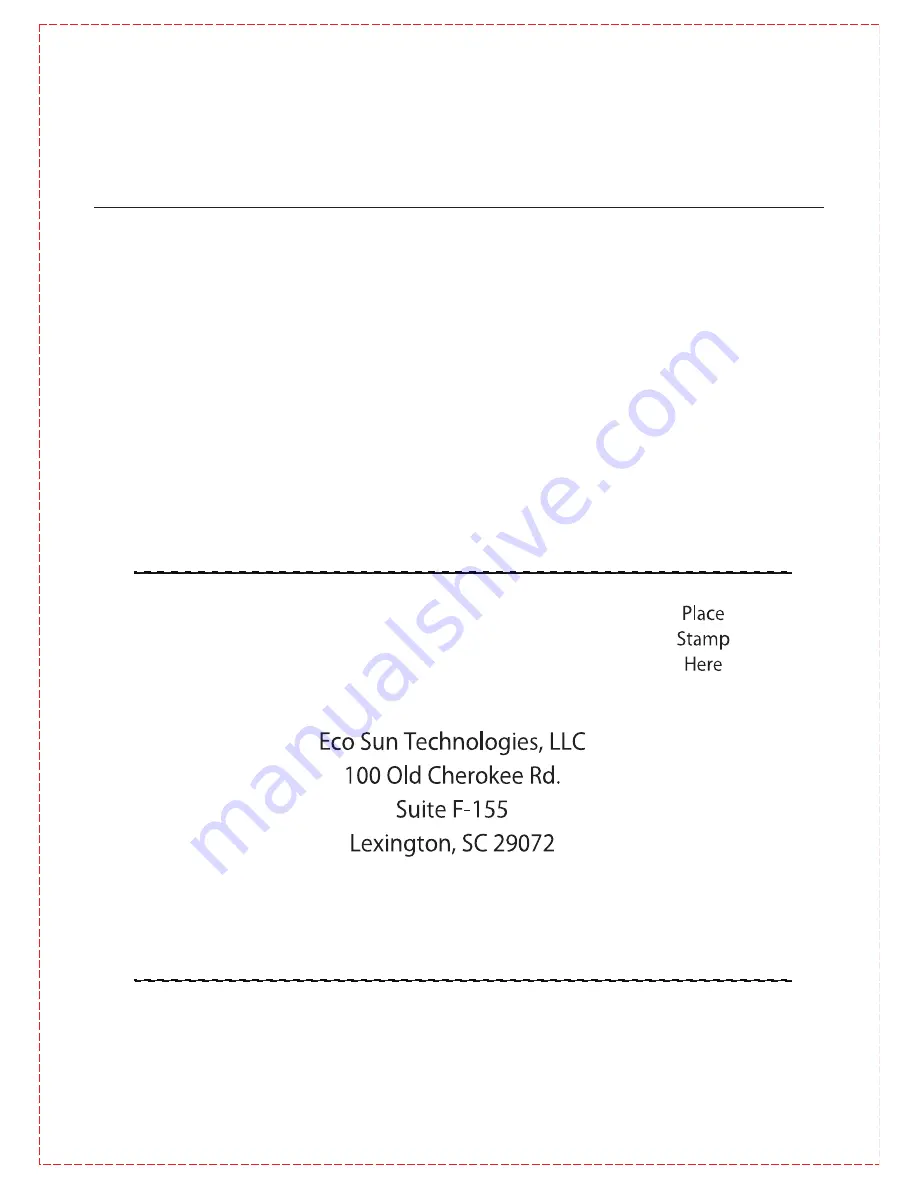 EcoSunTec IAP-1000 Operation Manual Download Page 10