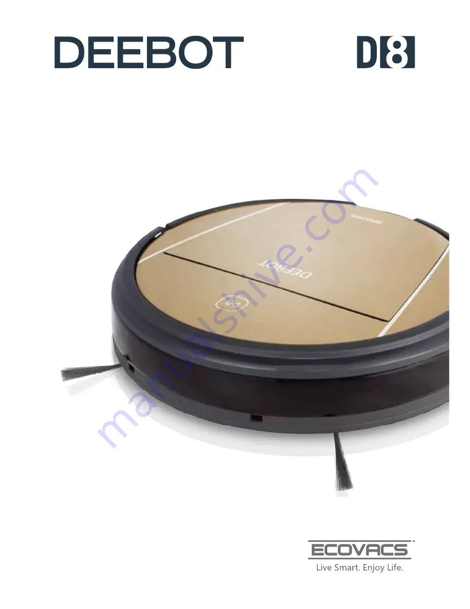 ECOVACS DEEBOT D8 Instruction Manual Download Page 1