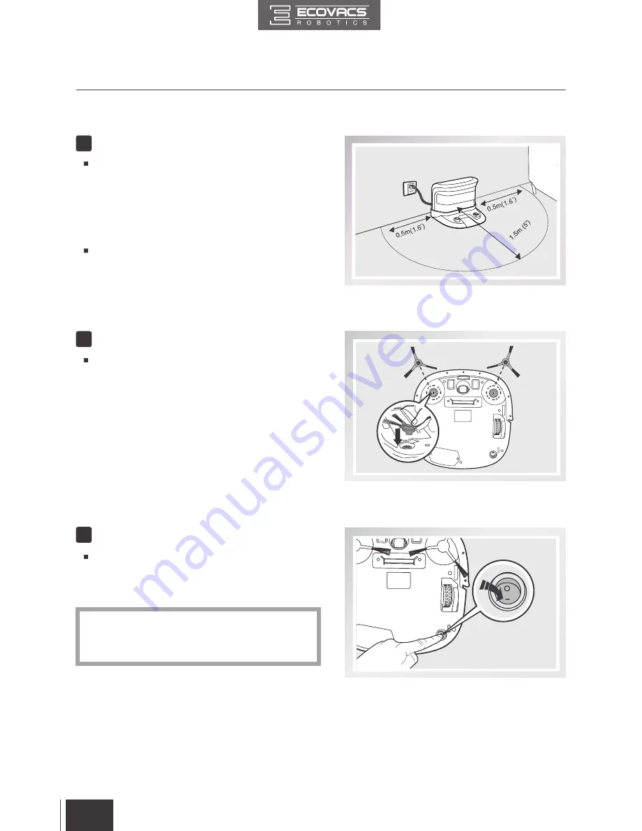 ECOVACS DEEBOT SLIM2 DA5G Instruction Manual Download Page 12