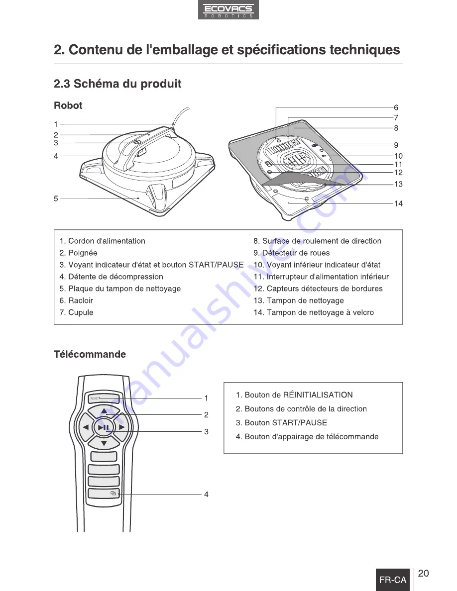 ECOVACS Winbot 9 Instruction Manual Download Page 25