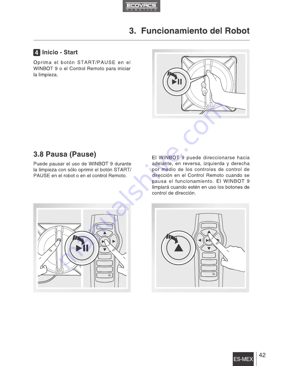 ECOVACS Winbot 9 Instruction Manual Download Page 49