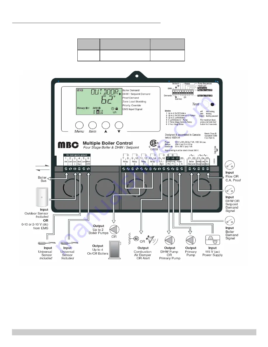 ECR International AMB-4 Application Manual Download Page 20