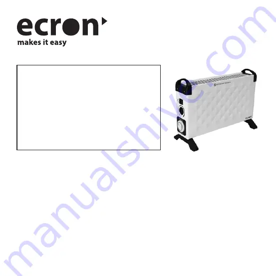 ECRON DL06-1 User Manual Download Page 1