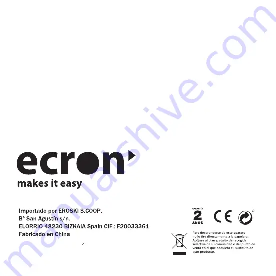 ECRON DL06-1 User Manual Download Page 44