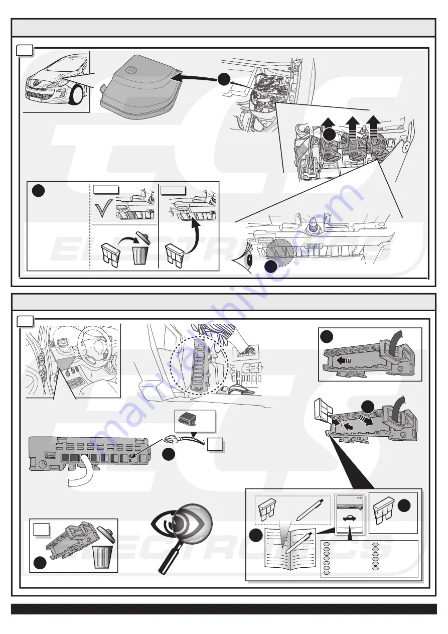 ECS Electronics CT-050-B1 Fitting Instructions Manual Download Page 31