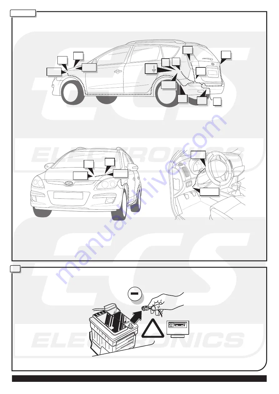 ECS Electronics HY-050-DH Fitting Instructions Electric Wiring Download Page 3