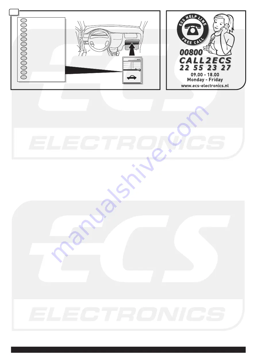 ECS Electronics HY-050-DH Fitting Instructions Electric Wiring Download Page 15