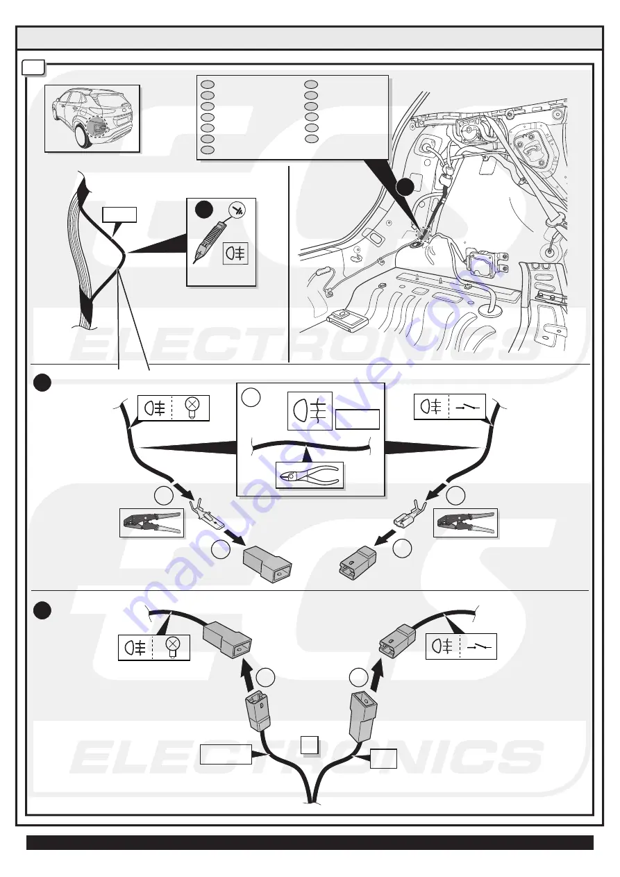 ECS Electronics HY-123-DX Fitting Instructions Electric Wiring Download Page 10