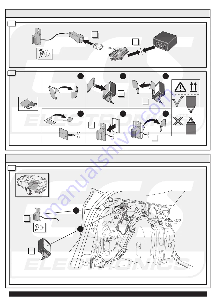 ECS Electronics HY-123-DX Fitting Instructions Electric Wiring Download Page 11