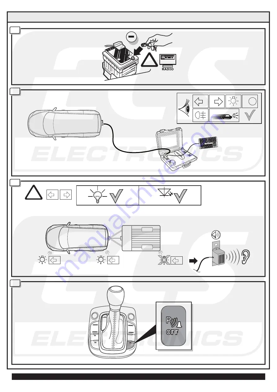 ECS Electronics HY-123-DX Fitting Instructions Electric Wiring Download Page 18