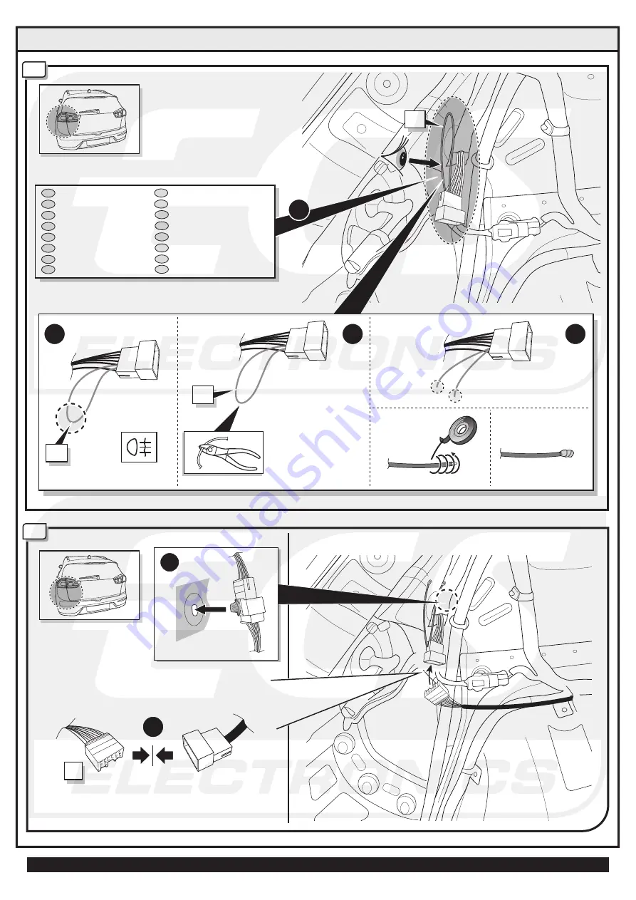 ECS Electronics KI-099-BL Fitting Instructions Manual Download Page 14