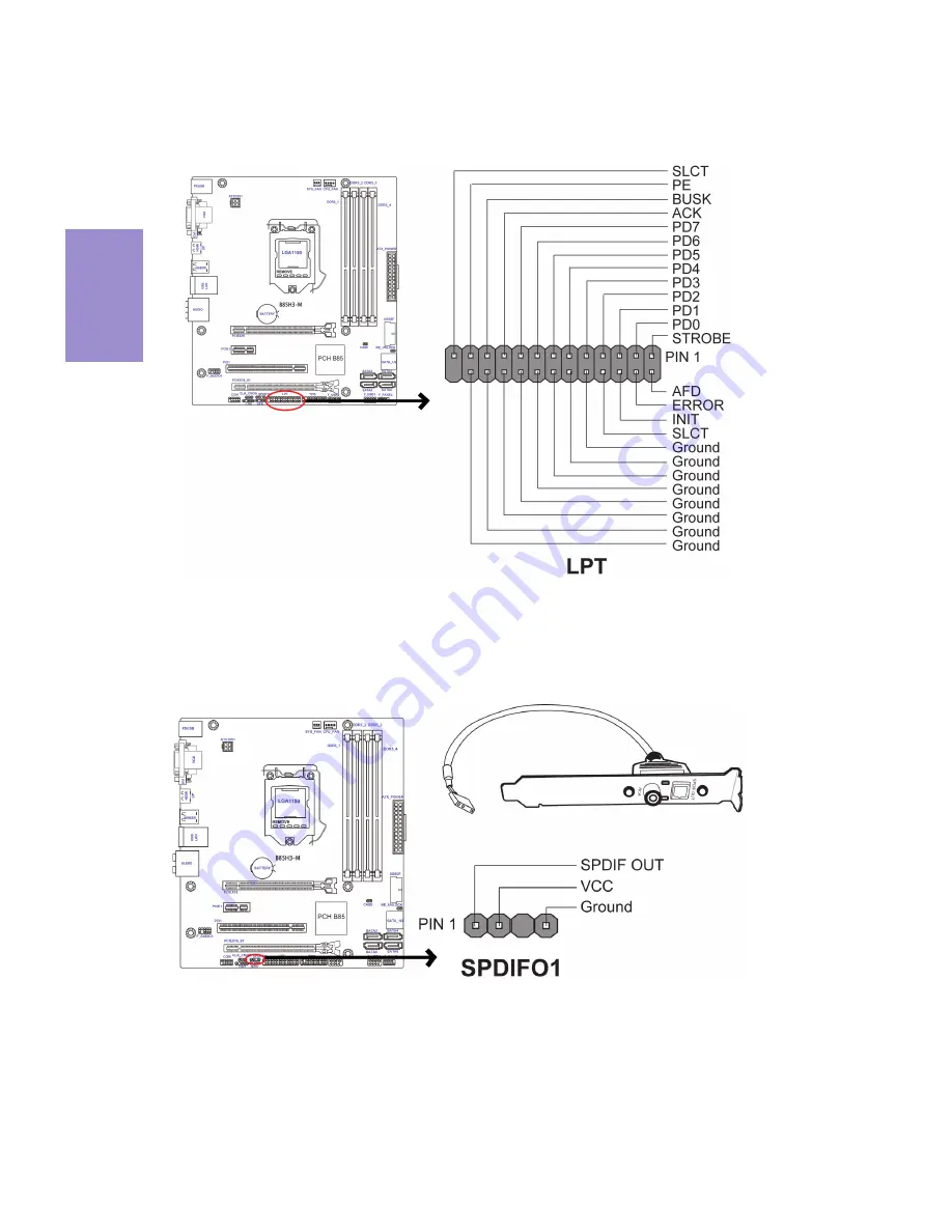 ECS B85H3-M User Manual Download Page 24