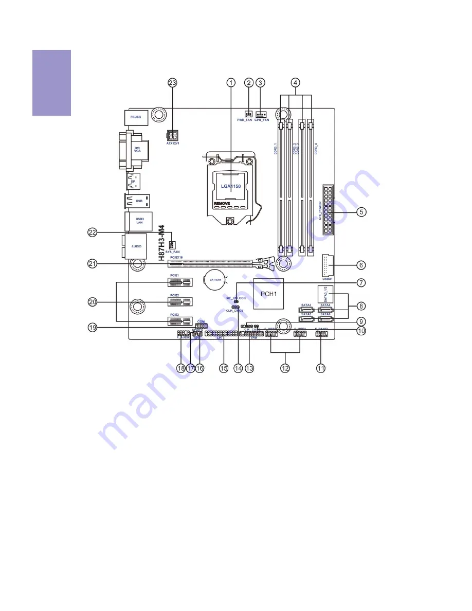 ECS H87H3-M4 User Manual Download Page 8