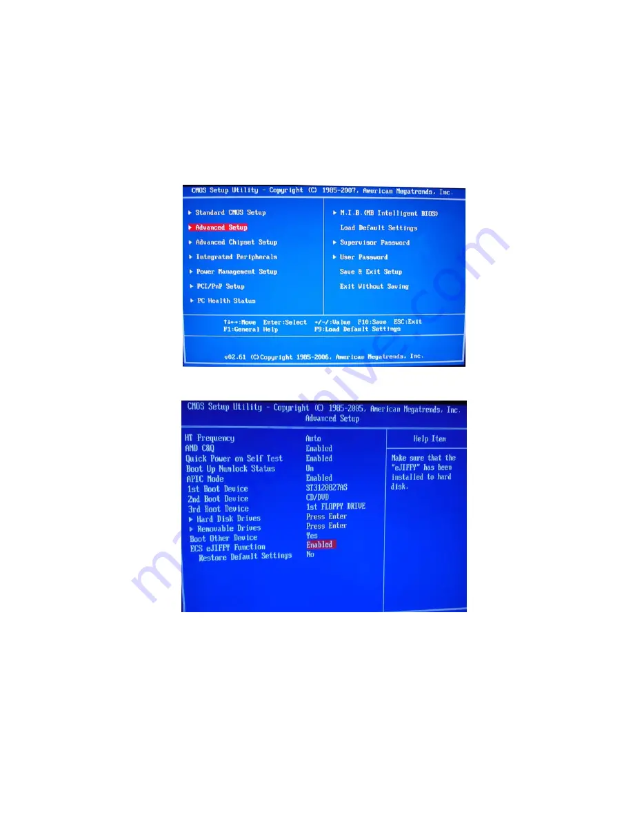 ECS IC780M-A Manual Download Page 69