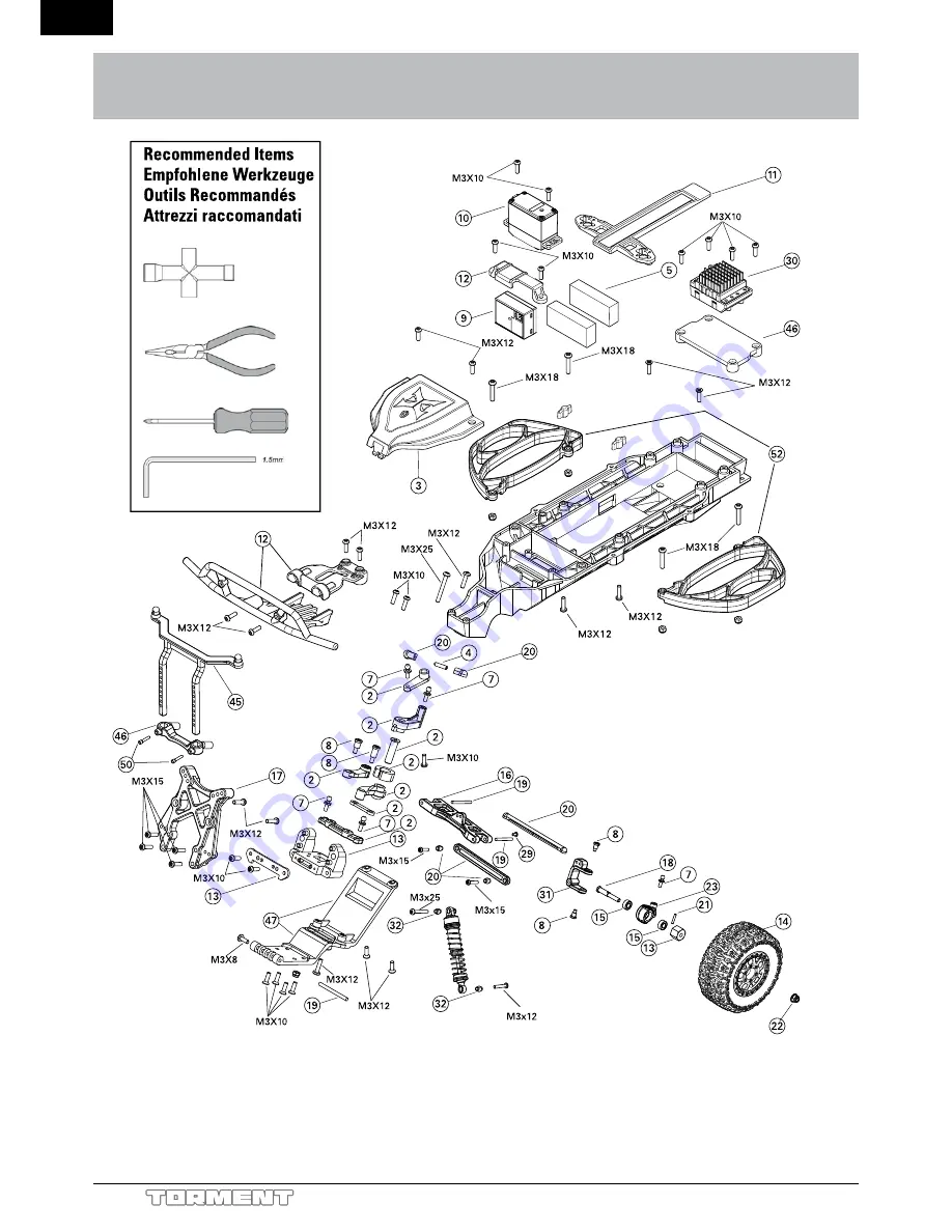 ECX Torment ECX4000S Instruction Manual Download Page 3