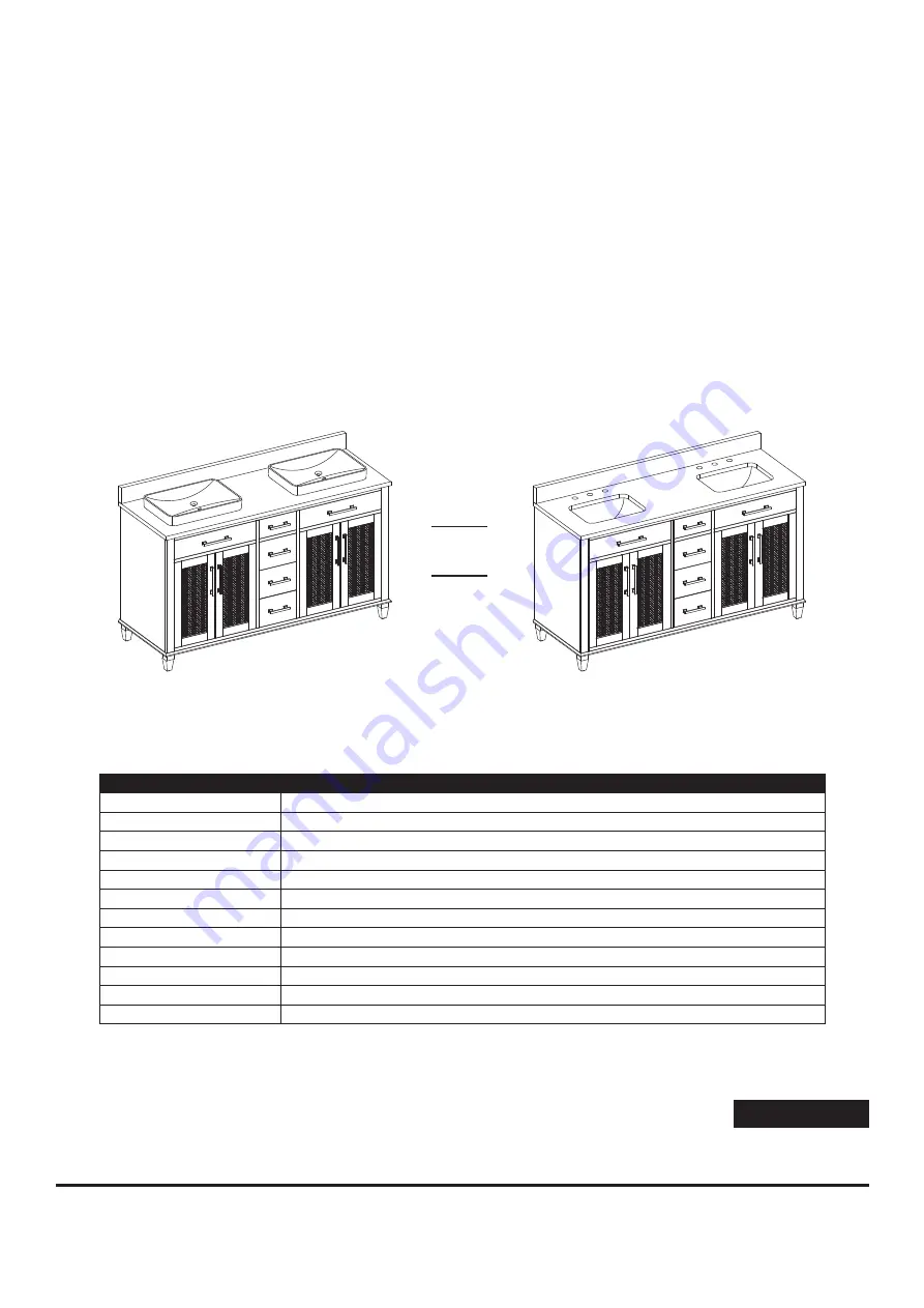 ED Ellen DeGeneres 1658VA-60-267-900-SR Assembly Instructions Manual Download Page 1