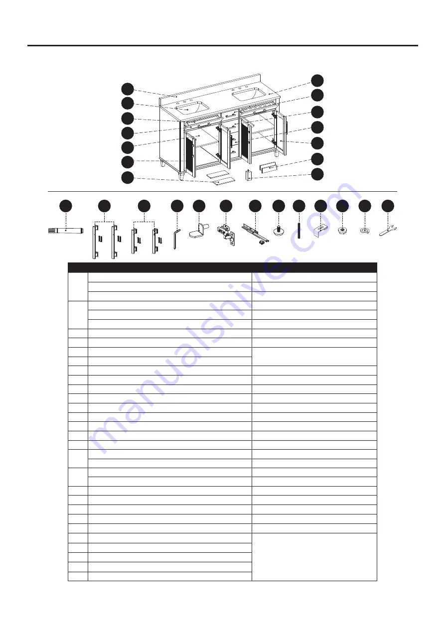 ED Ellen DeGeneres 1658VA-60-267-900-SR Assembly Instructions Manual Download Page 56