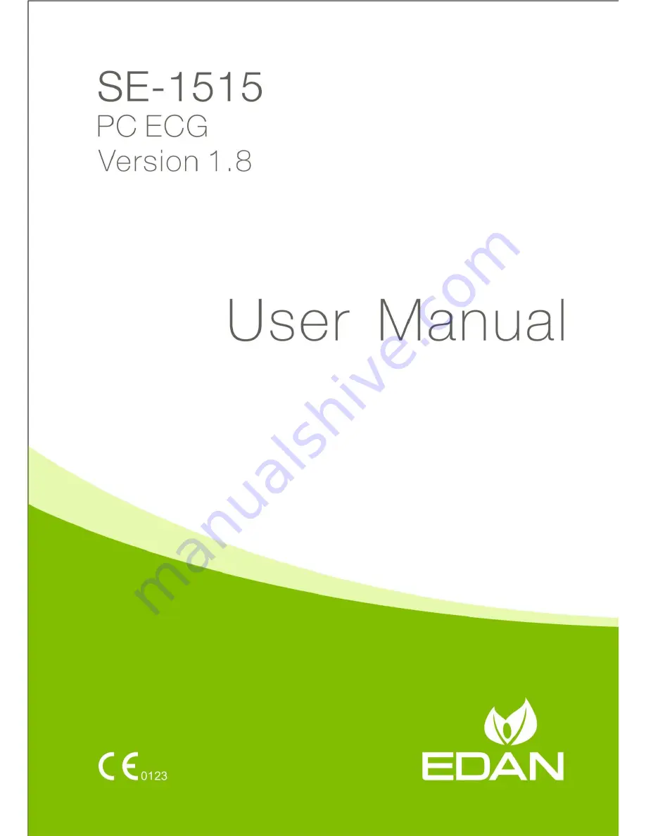 EDAN SE-1515 User Manual Download Page 1