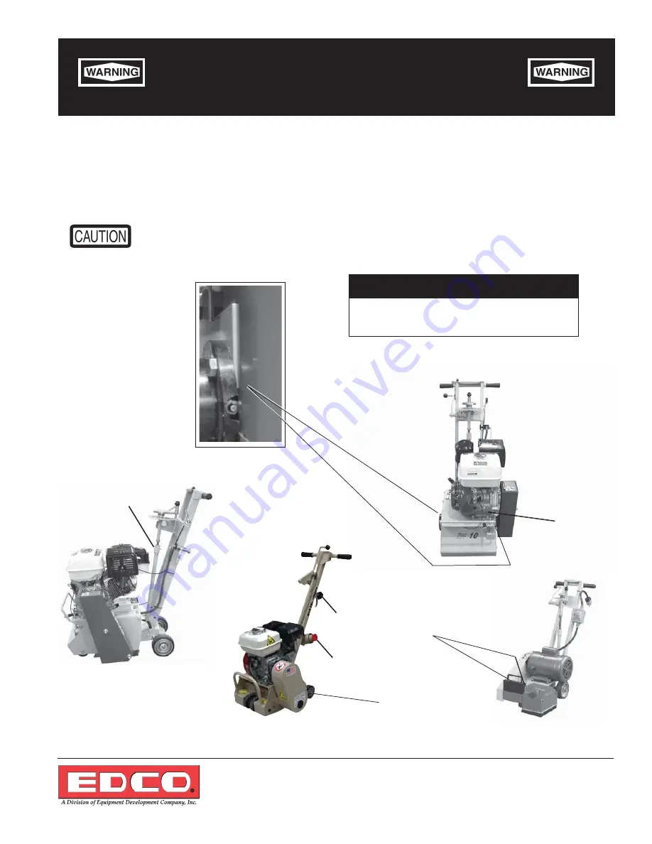 Edco CPM-10 Operator'S Instruction Manual Download Page 17