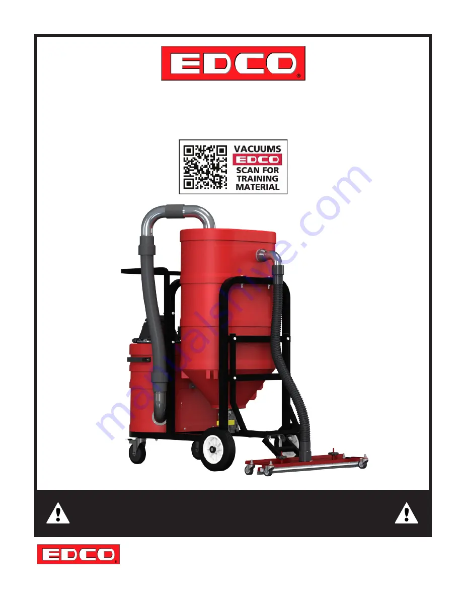 Edco SLURRY PRO VACUUM Скачать руководство пользователя страница 1