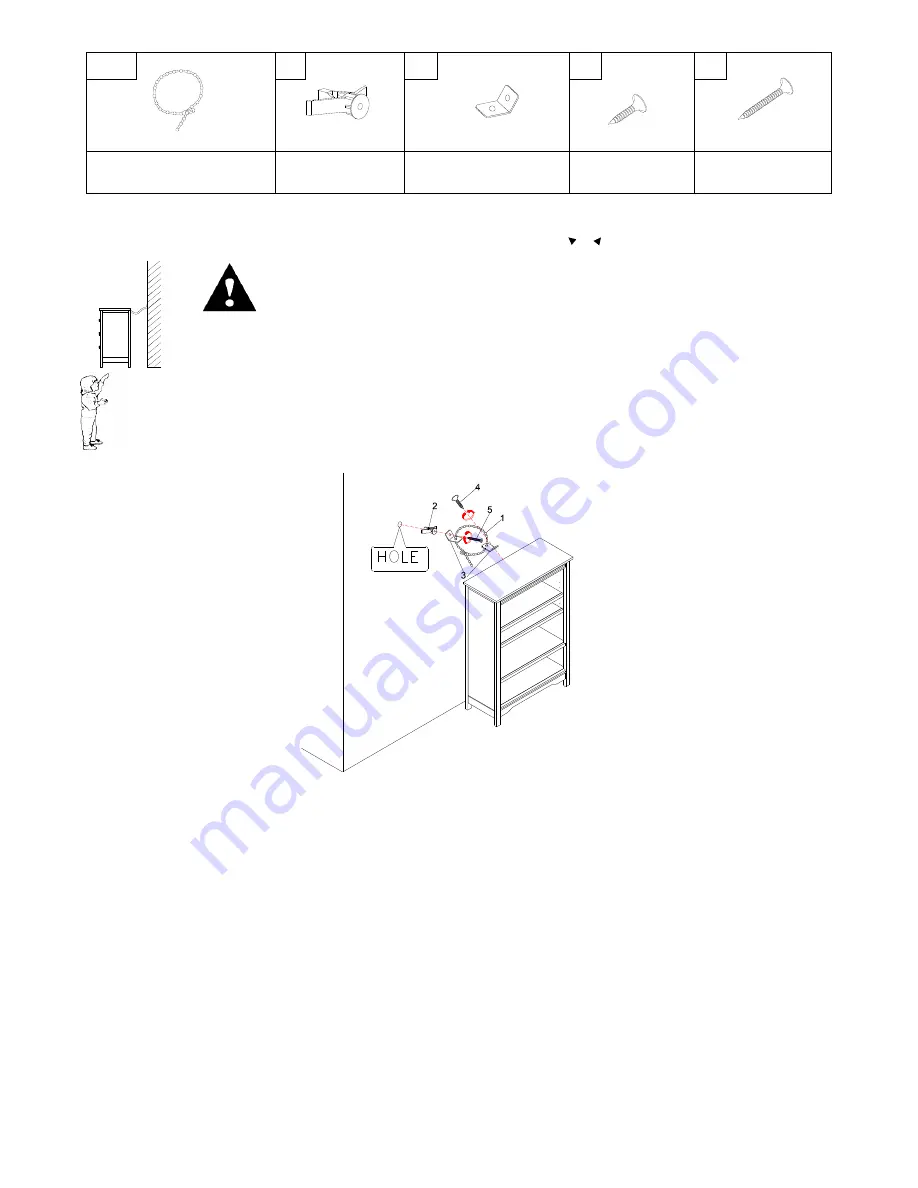 Eddie Bauer Langley Bookcase DA5673-3DR Скачать руководство пользователя страница 13