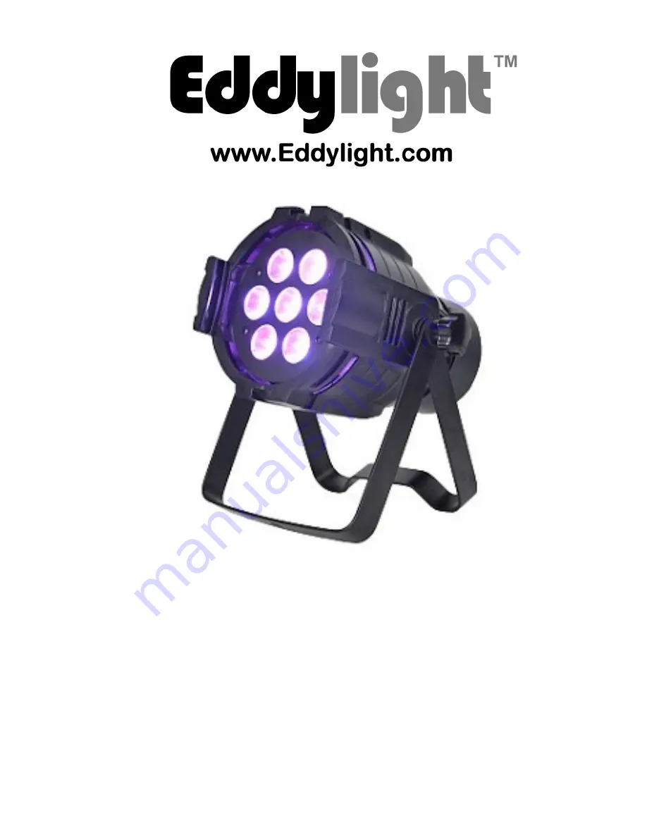 Eddylight LED SUPER PAR Скачать руководство пользователя страница 1